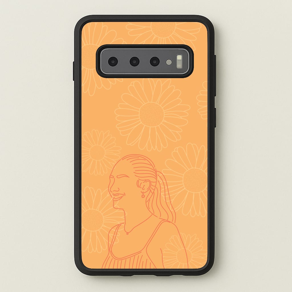 Belly And Daisies Outline - The Summer I Turned Pretty Phone Case for Galaxy S10