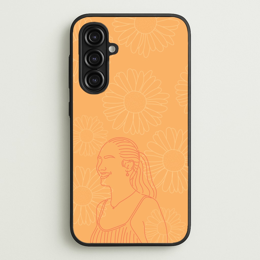 Belly And Daisies Outline - The Summer I Turned Pretty Phone Case for Galaxy A16
