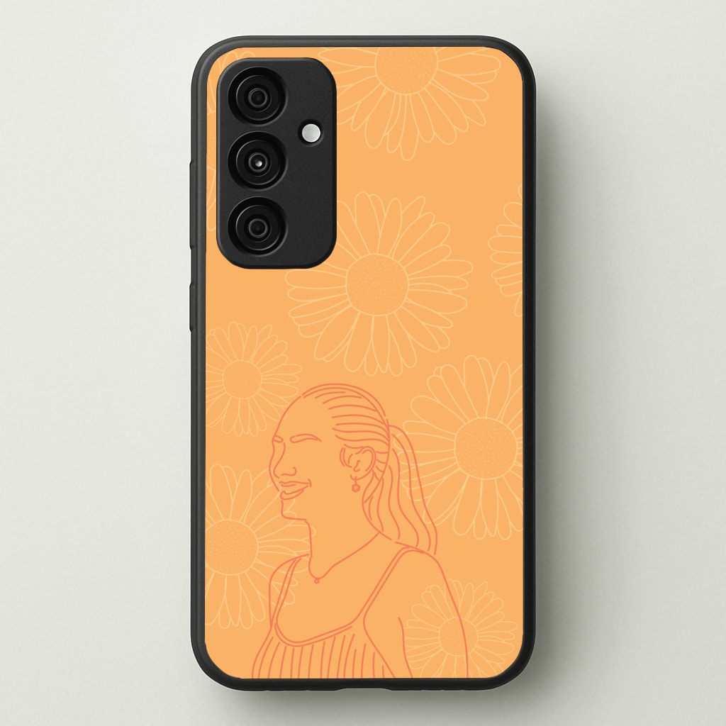 Belly And Daisies Outline - The Summer I Turned Pretty Phone Case for Galaxy A15