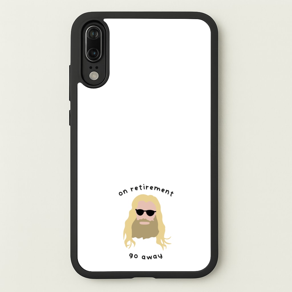 On Retirement - Marvel Phone Case for Huawei P20