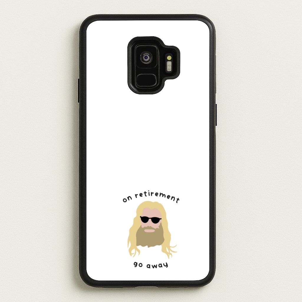 On Retirement - Marvel Phone Case for Galaxy S9