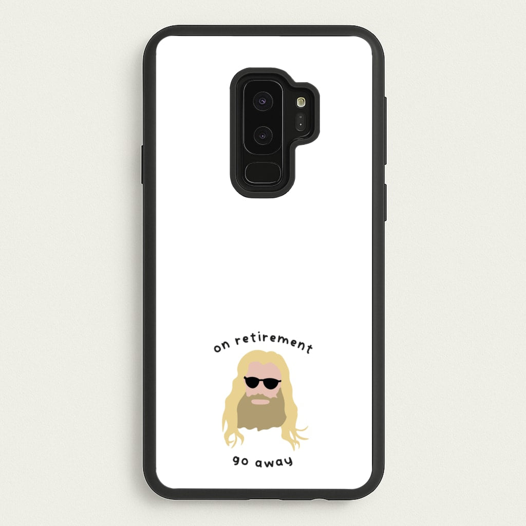 On Retirement - Marvel Phone Case for Galaxy S9 Plus