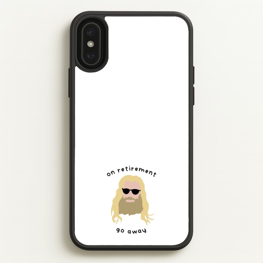 On Retirement - Marvel Phone Case for iPhone XS Max