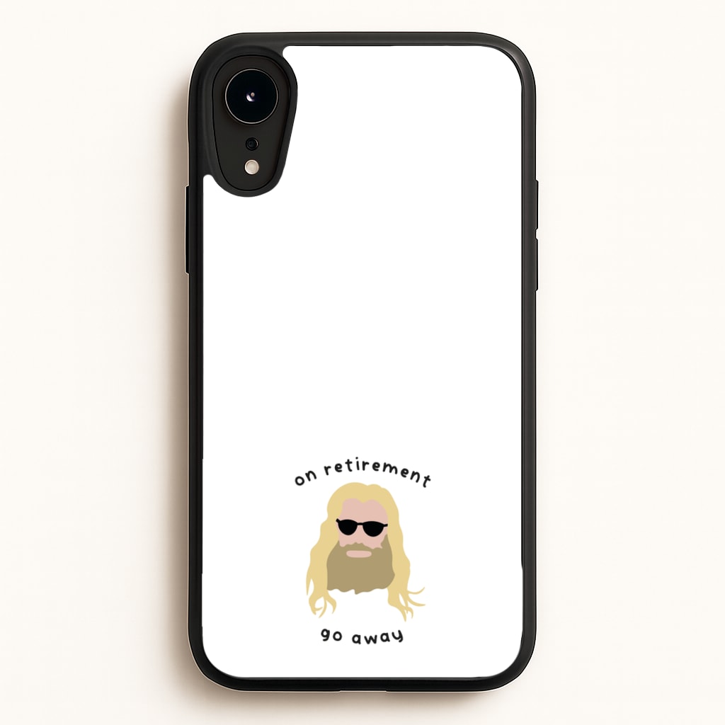On Retirement - Marvel Phone Case for iPhone XR