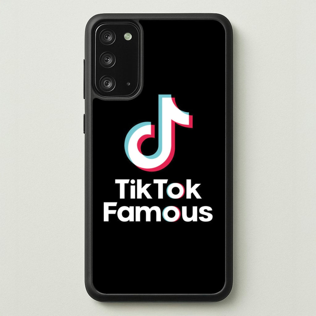 TikTok Famous - TikTok Phone Case for Galaxy Note 20