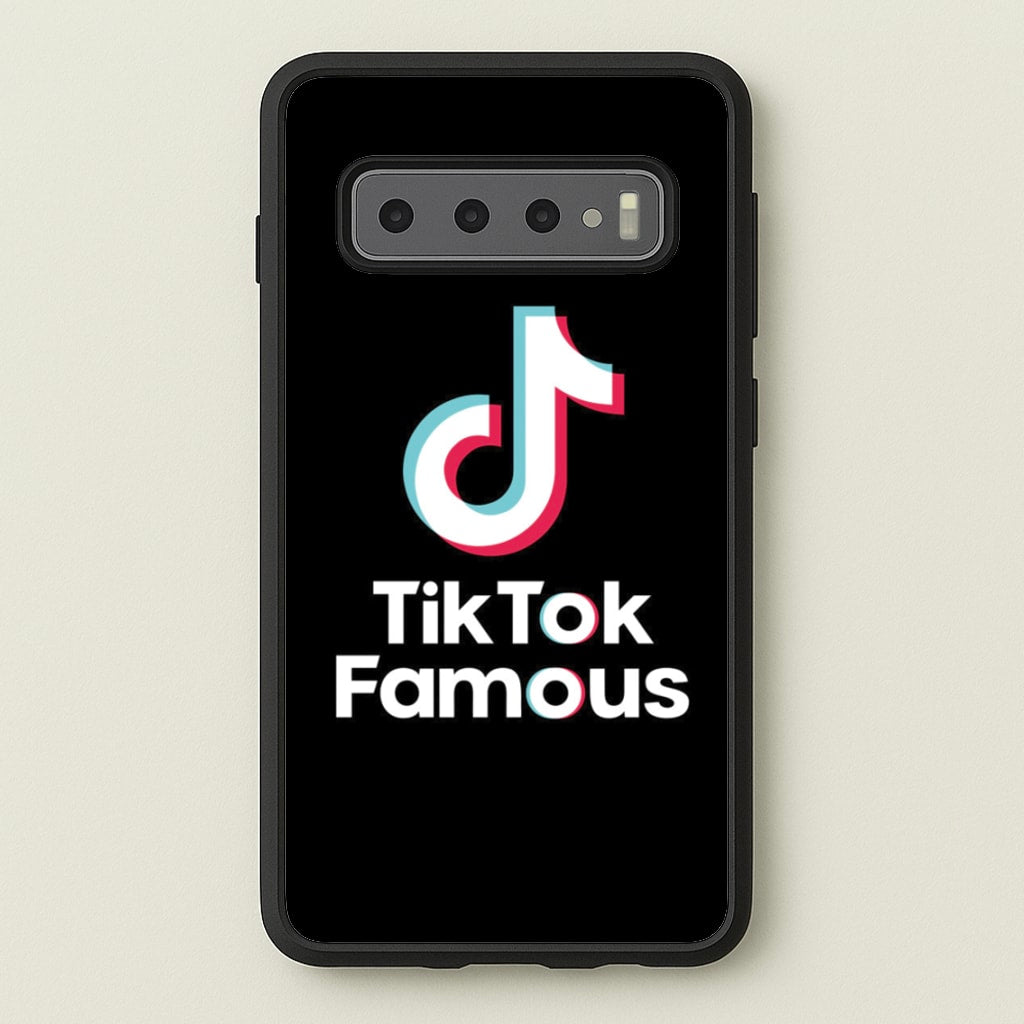 TikTok Famous - TikTok Phone Case for Galaxy S10 Plus