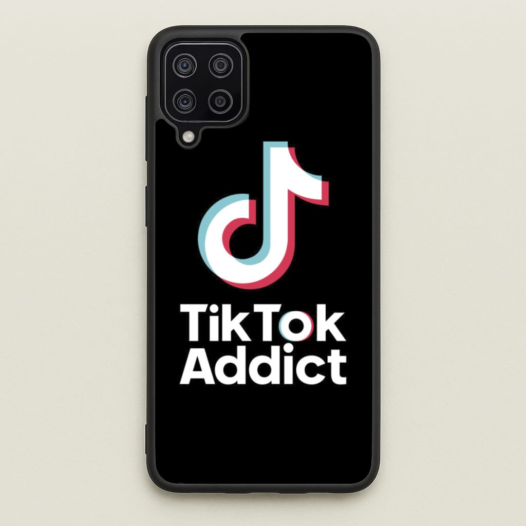 TikTok Addict - TikTok Phone Case for Galaxy A12