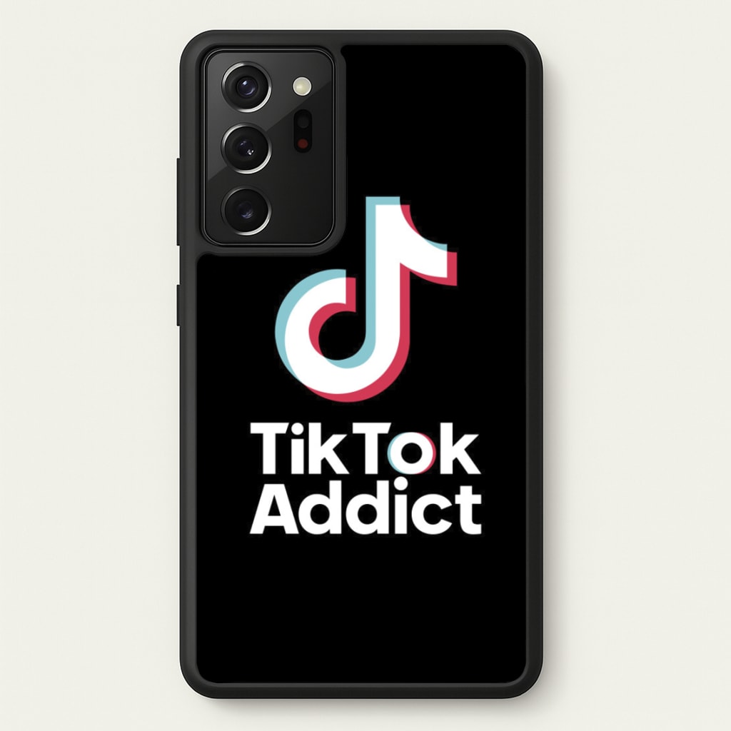 TikTok Addict - TikTok Phone Case for Galaxy Note 20 Ultra