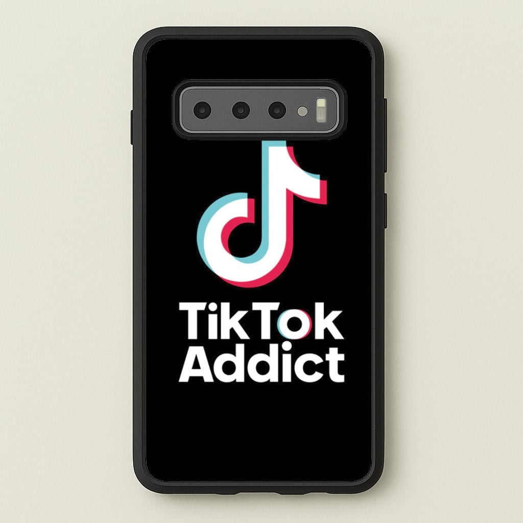 TikTok Addict - TikTok Phone Case for Galaxy S10
