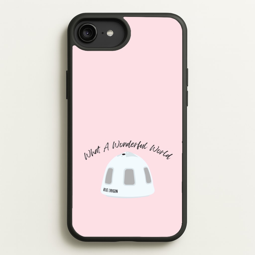What A Wonderful World Space Launch - Memes Phone Case for iPhone 6 Plus / 7 Plus / 8 Plus