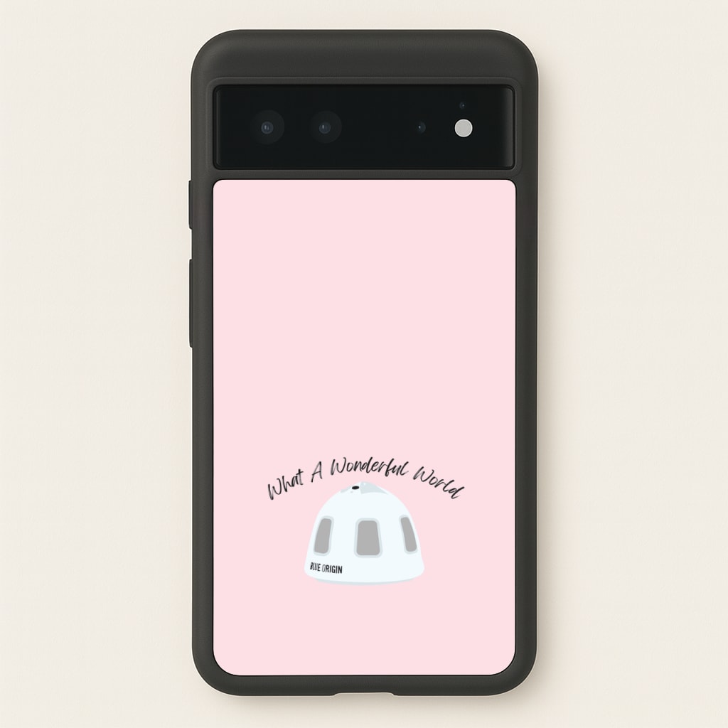What A Wonderful World Space Launch - Memes Phone Case for Google Pixel 6