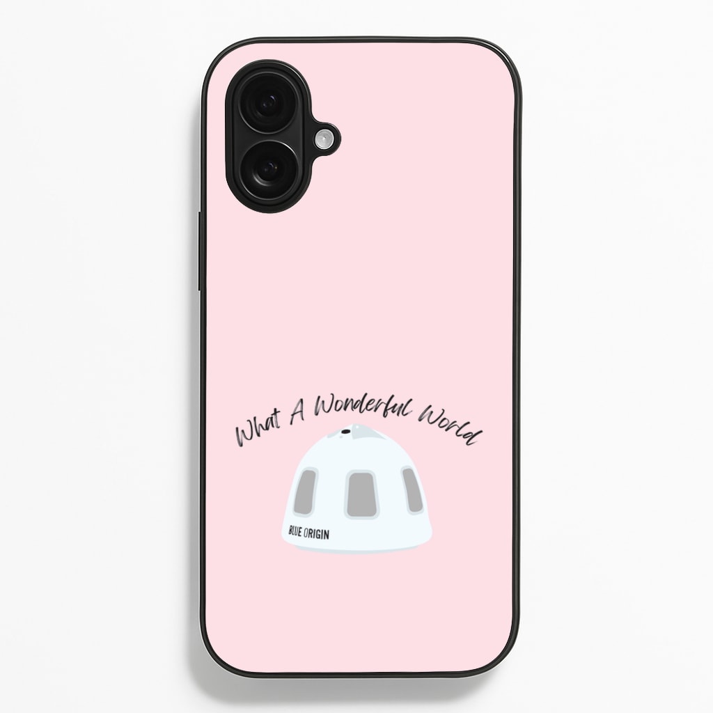 What A Wonderful World Space Launch Phone Case