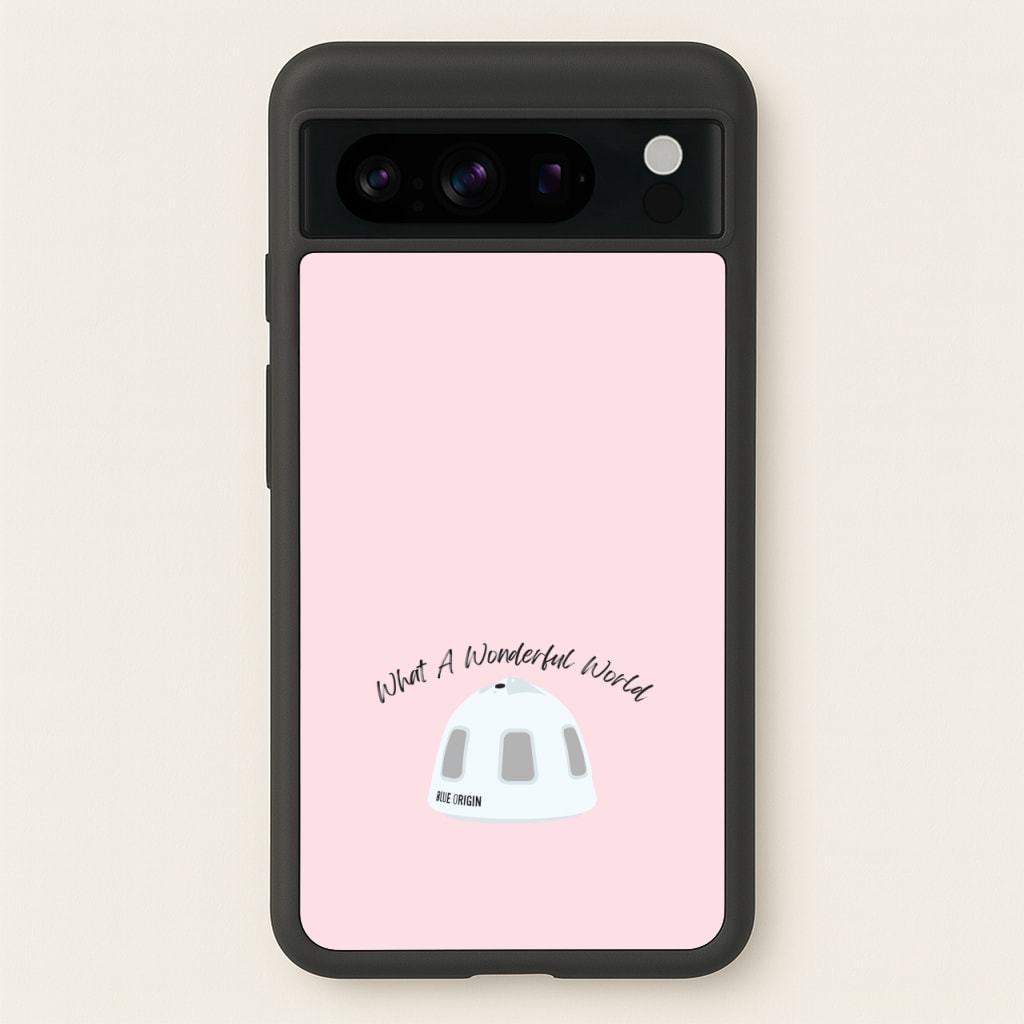 What A Wonderful World Space Launch - Memes Phone Case for Google Pixel 8 Pro