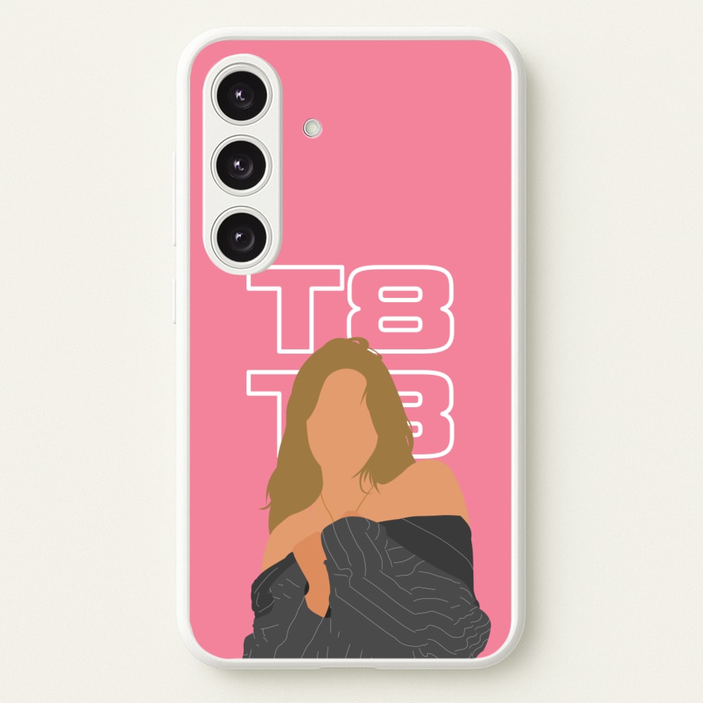 T8 Pink - Tate Mcrae Phone Case for Galaxy S24FE