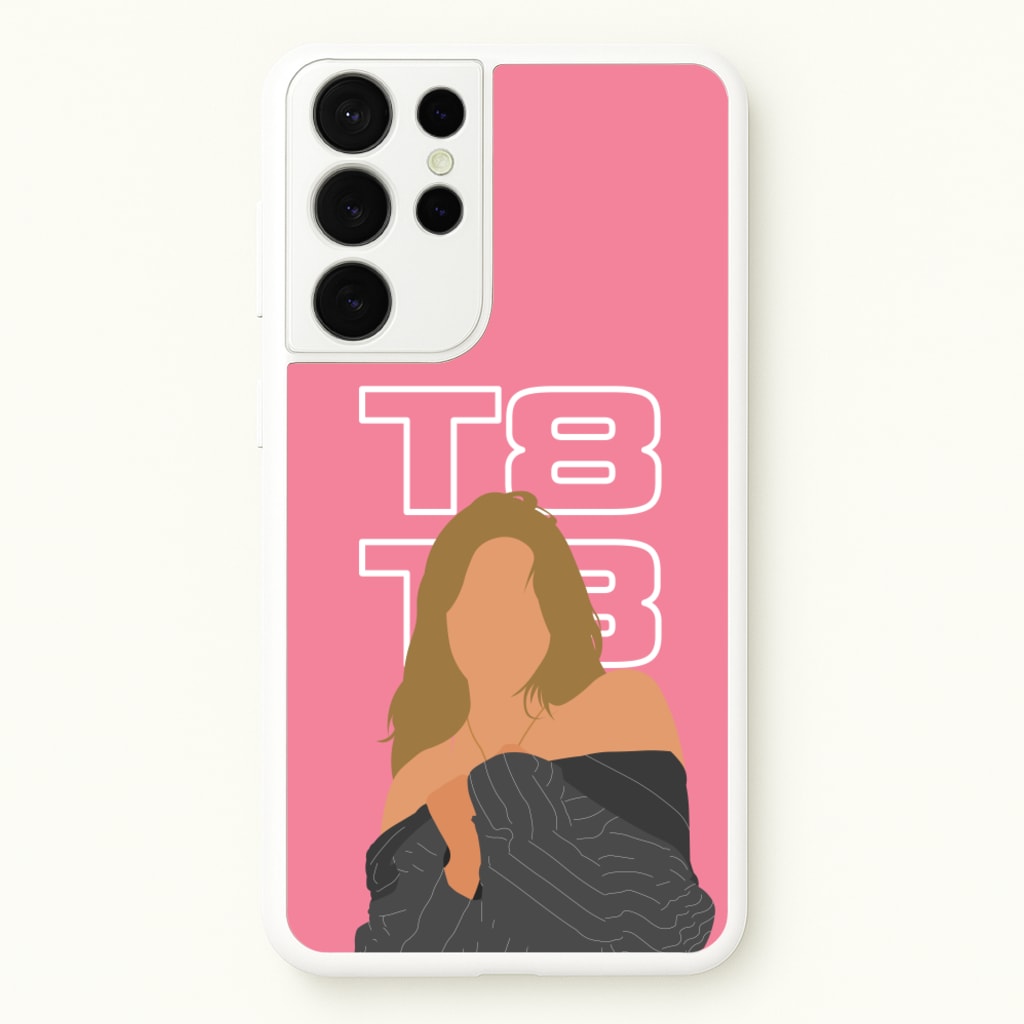 T8 Pink - Tate Mcrae Phone Case for Galaxy S21 Ultra