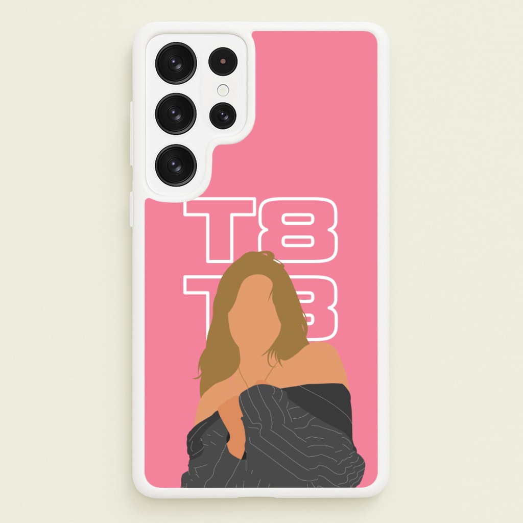 T8 Pink - Tate Mcrae Phone Case for Galaxy S22 Ultra