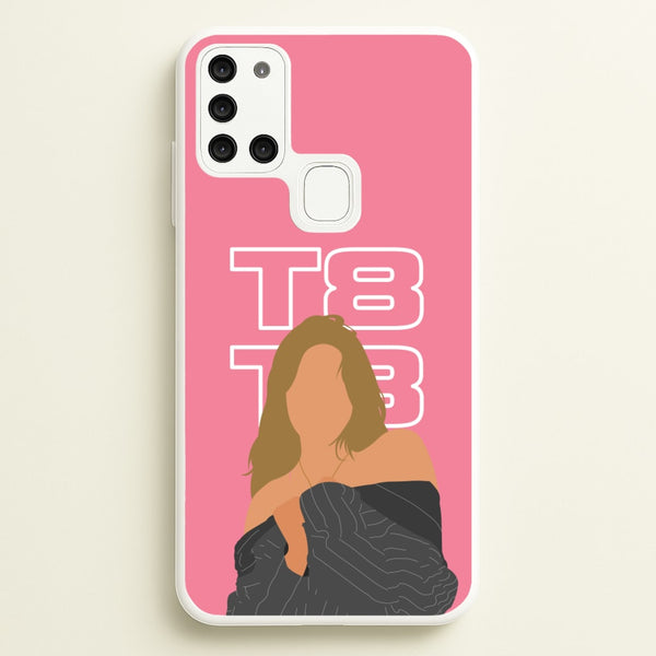 T8 Pink - Tate Mcrae Phone Case for Galaxy A21s