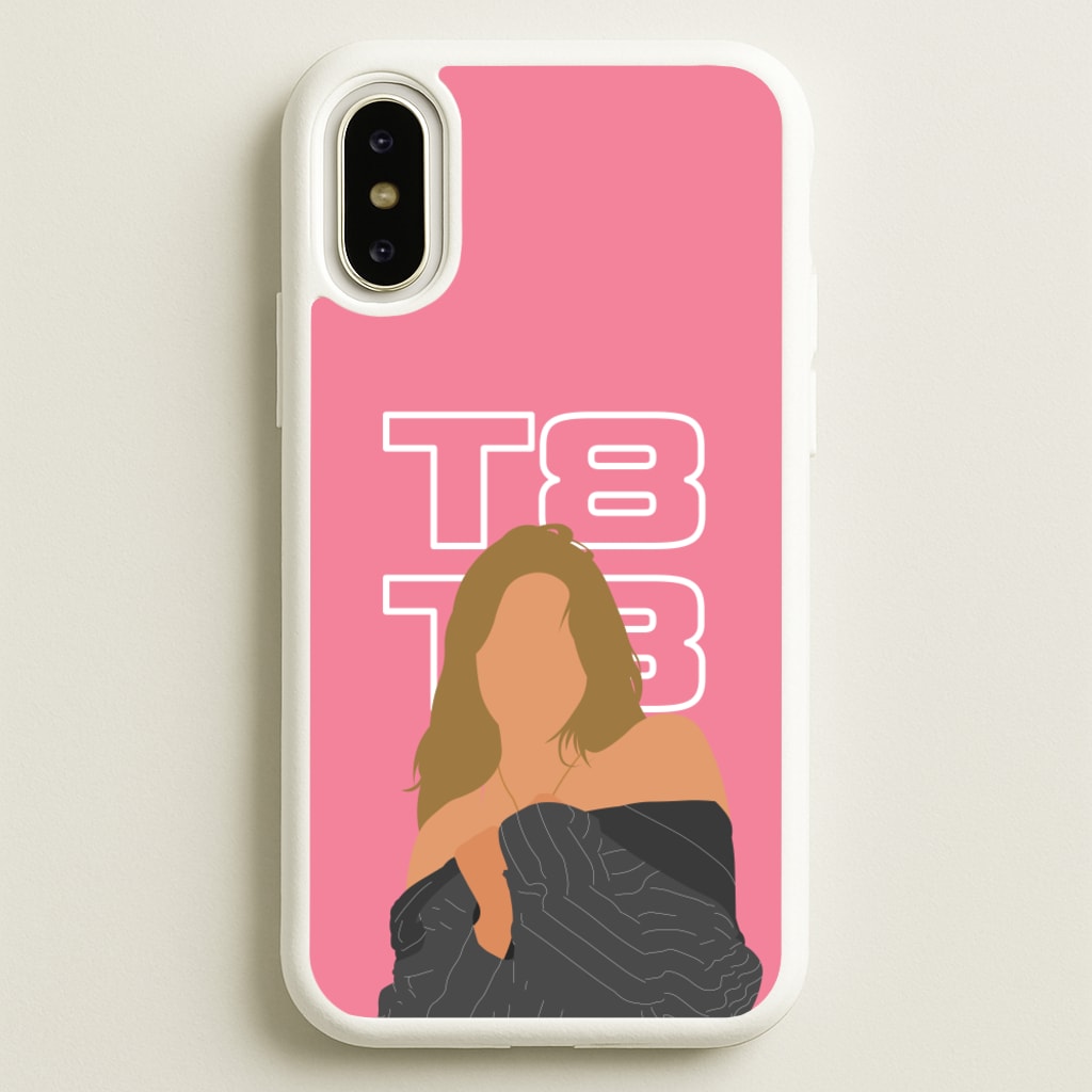 T8 Pink - Tate Mcrae Phone Case for iPhone X / XS
