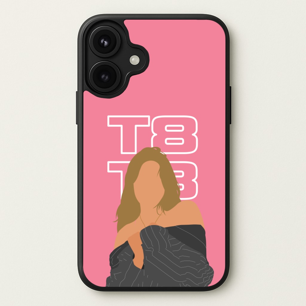 T8 Pink Phone Case for iPhone 17