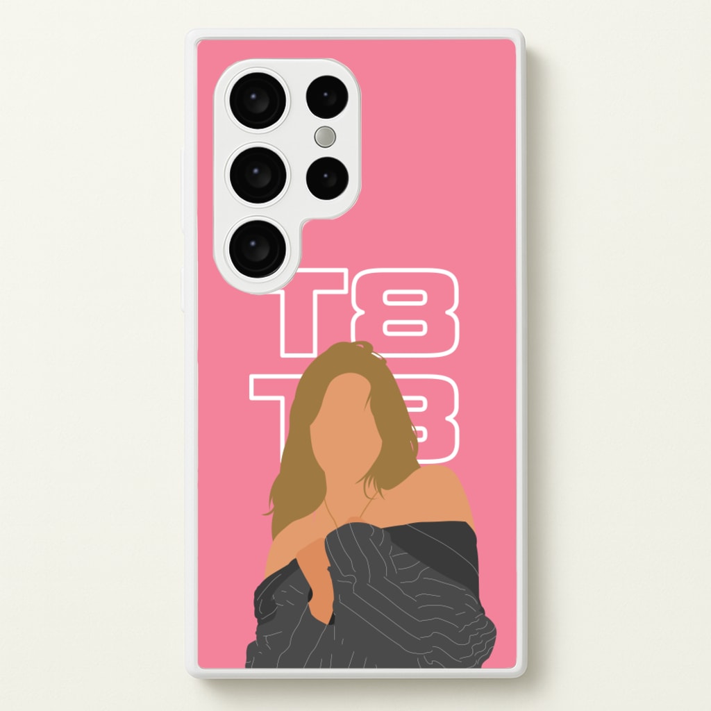 T8 Pink - Tate Mcrae Phone Case for Galaxy S24 Ultra