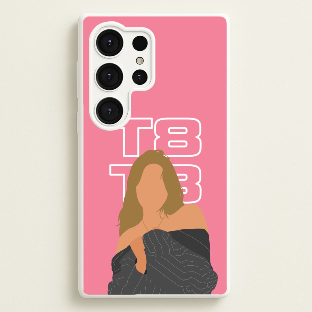 T8 Pink - Tate Mcrae Phone Case for Galaxy S25 Ultra