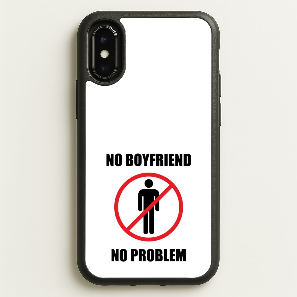 No Boyfriend No Problem - Tate Mcrae Phone Case for iPhone X / XS