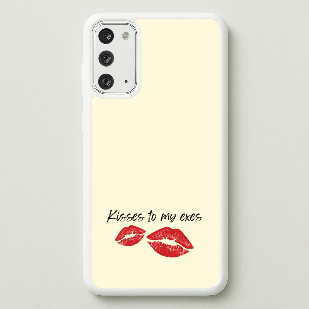 Kisses To My Exes - Tate Mcrae Phone Case for Galaxy Note 20