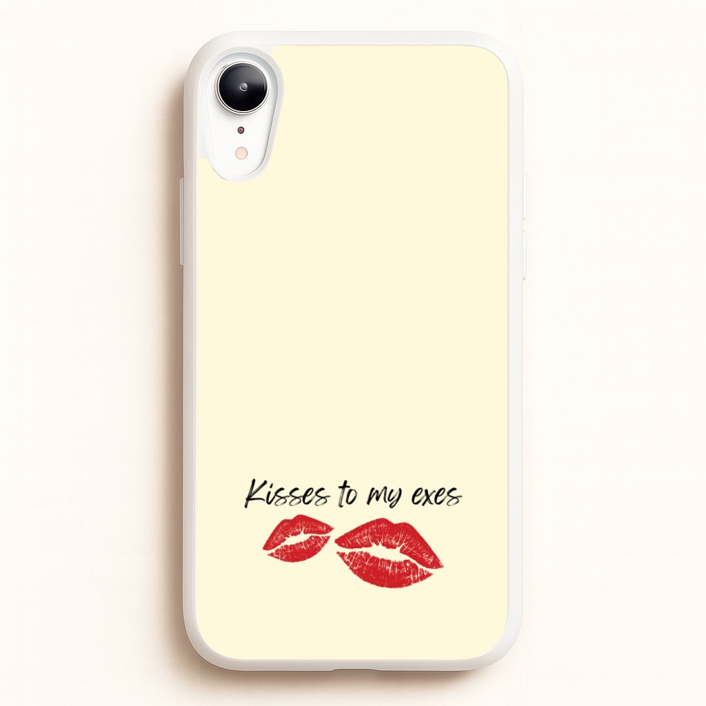 Kisses To My Exes - Tate Mcrae Phone Case for iPhone XR