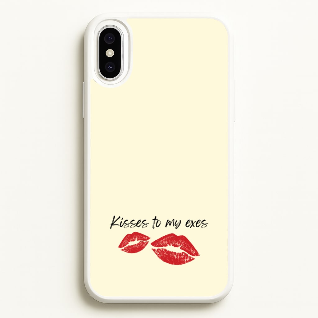 Kisses To My Exes - Tate Mcrae Phone Case for iPhone XS Max