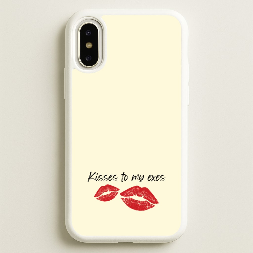 Kisses To My Exes - Tate Mcrae Phone Case for iPhone X / XS