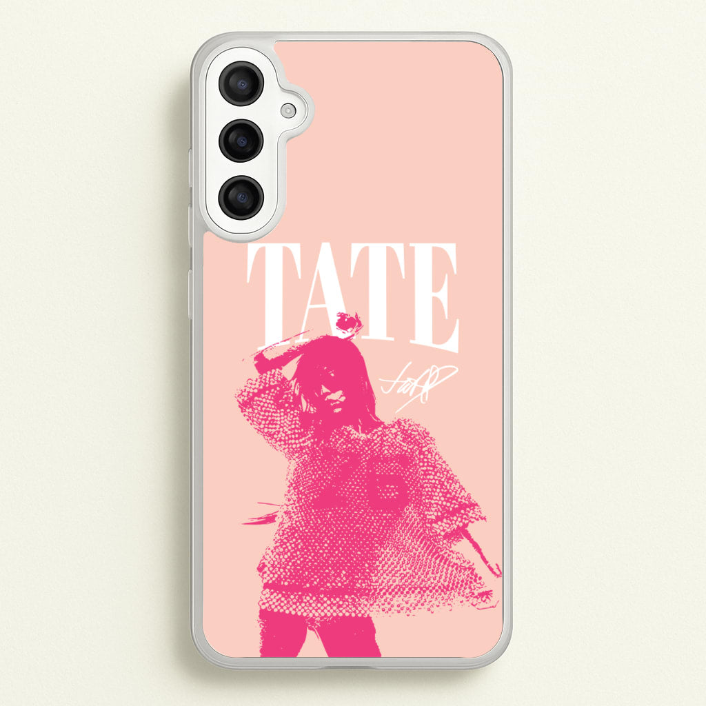 Tate Signature - Tate Mcrae Phone Case for Galaxy A34