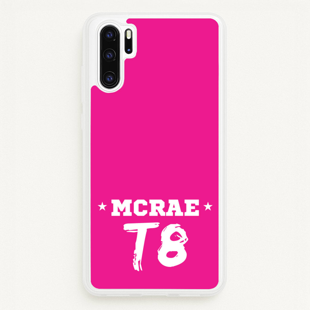Pink T8 Sports - Tate Mcrae Phone Case for Huawei P30 Pro