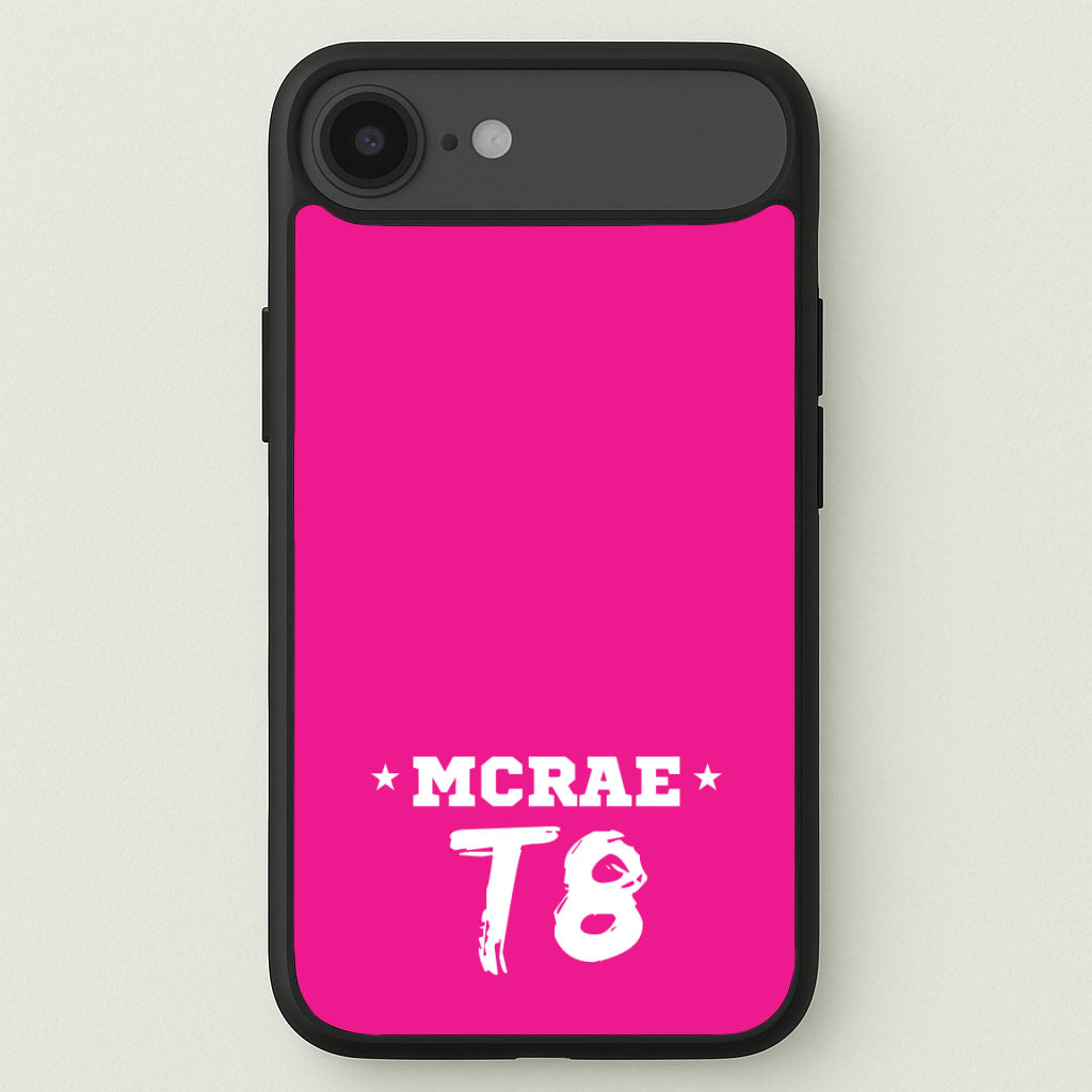 Pink T8 Sports Phone Case for iPhone 17 Air