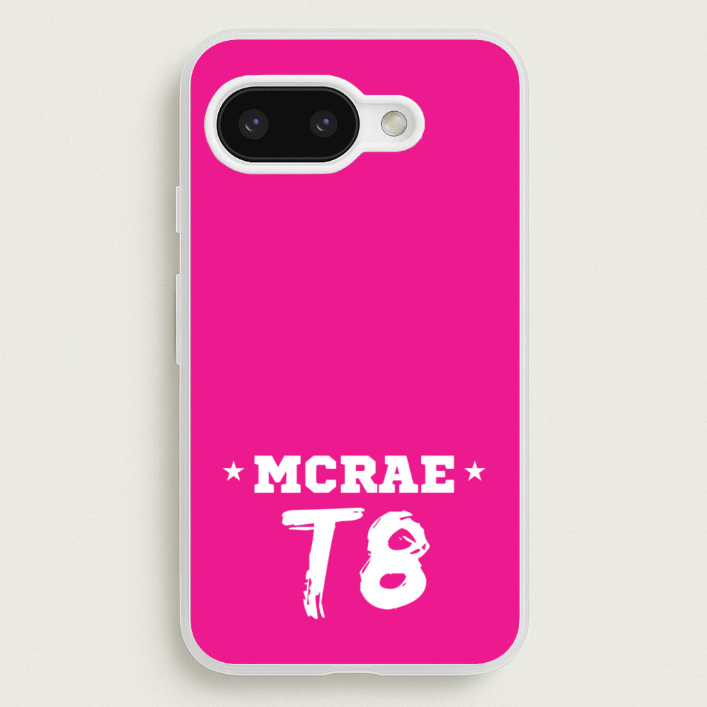 Pink T8 Sports - Tate Mcrae Phone Case for Google Pixel 9a