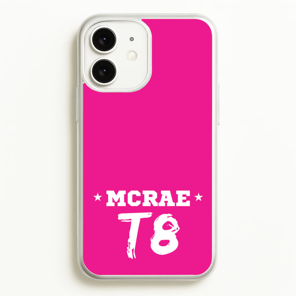 Pink T8 Sports - Tate Mcrae Phone Case for iPhone 11