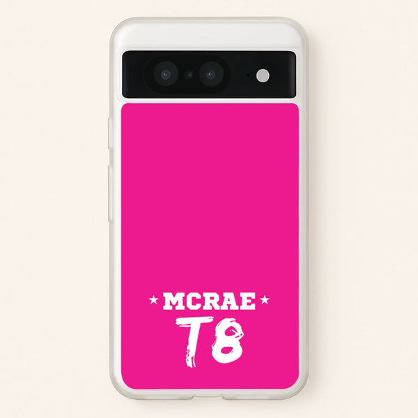 Pink T8 Sports - Tate Mcrae Phone Case for Google Pixel 8