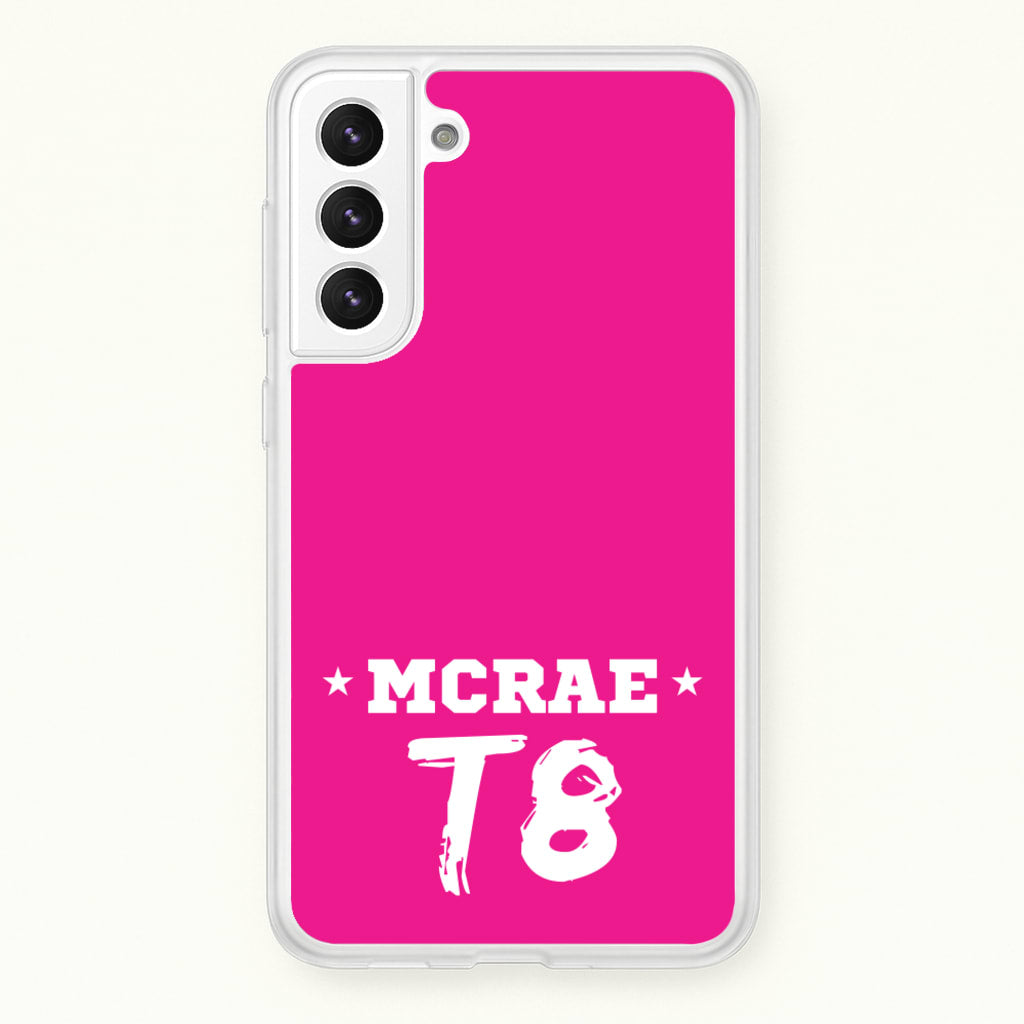 Pink T8 Sports - Tate Mcrae Phone Case for Galaxy S21