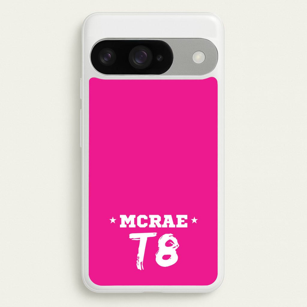 Pink T8 Sports Phone Case for Google Pixel 10 / 10 Pro