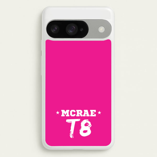 Pink T8 Sports Phone Case for Google Pixel 10 / 10 Pro