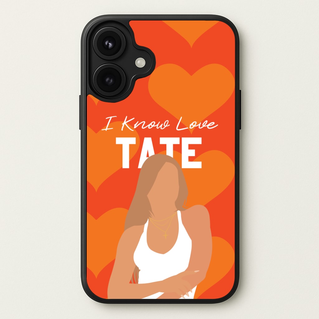 I Know Love Pattern Phone Case for iPhone 17