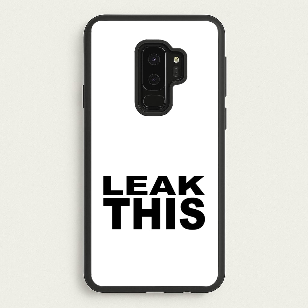 Leak This - Tate Mcrae Phone Case for Galaxy S9 Plus