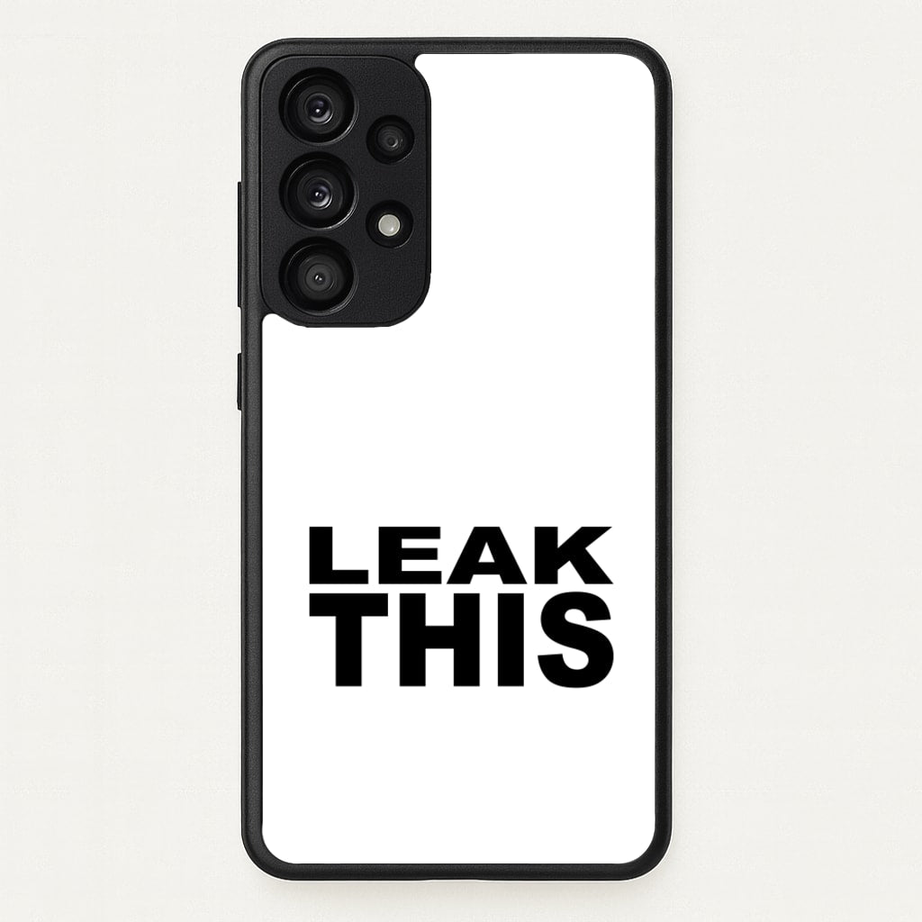 Leak This - Tate Mcrae Phone Case for Galaxy A33