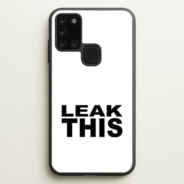 Leak This - Tate Mcrae Phone Case for Galaxy A21s