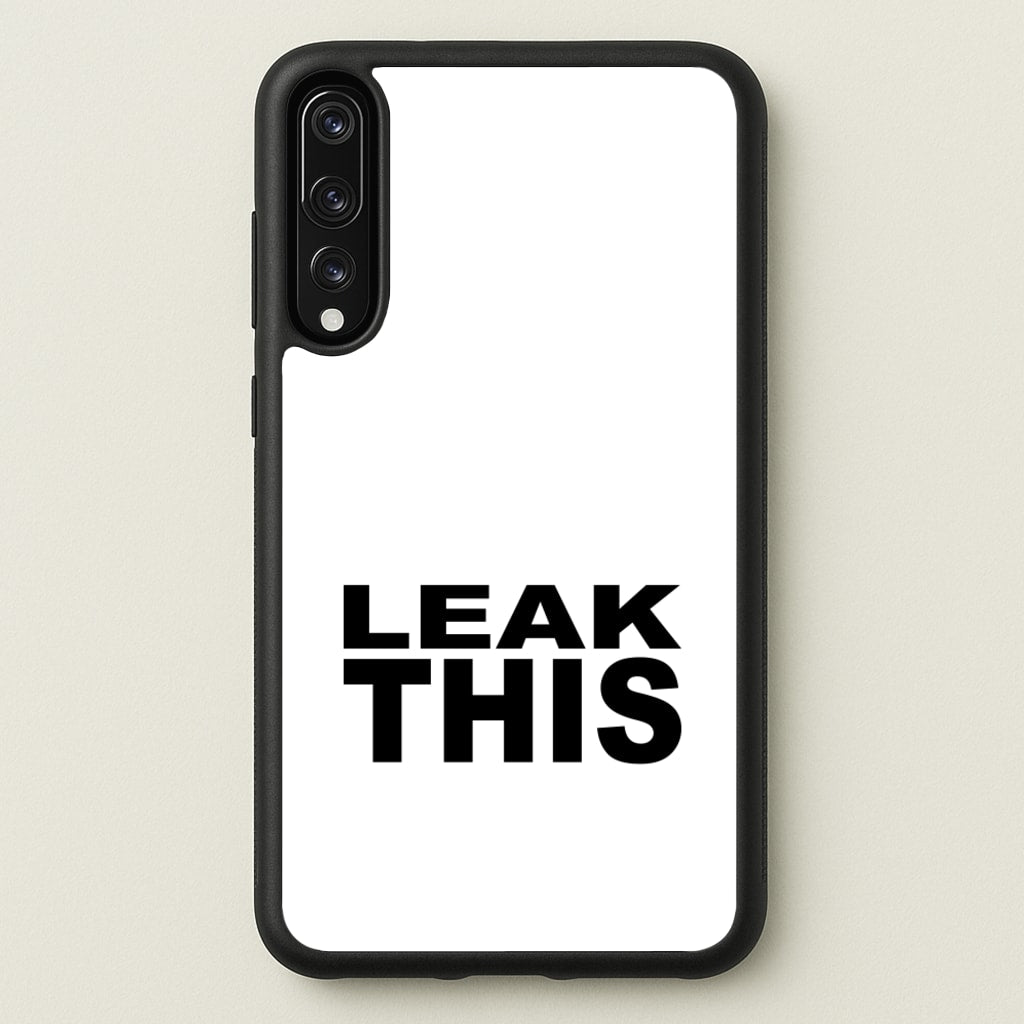 Leak This - Tate Mcrae Phone Case for Huawei P20 Pro