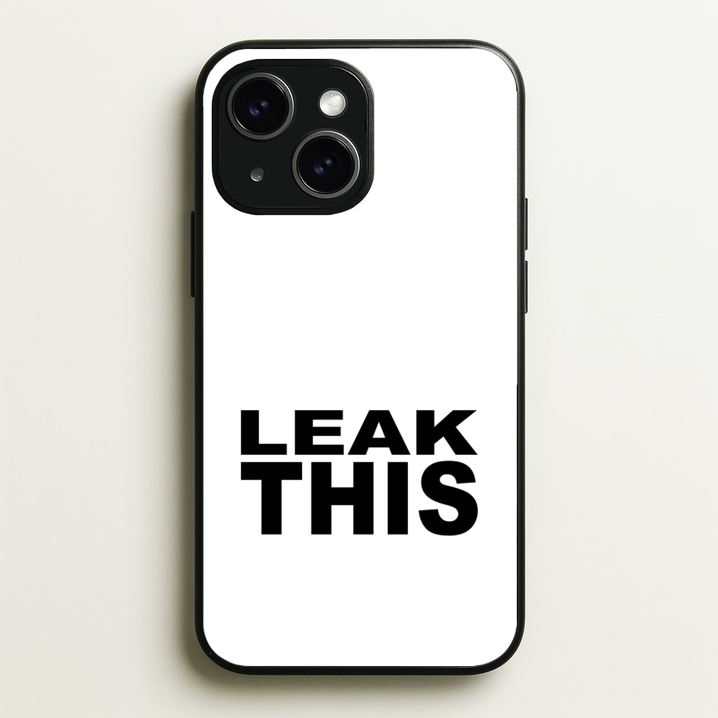 Leak This - Tate Mcrae Phone Case for iPhone 15 Plus