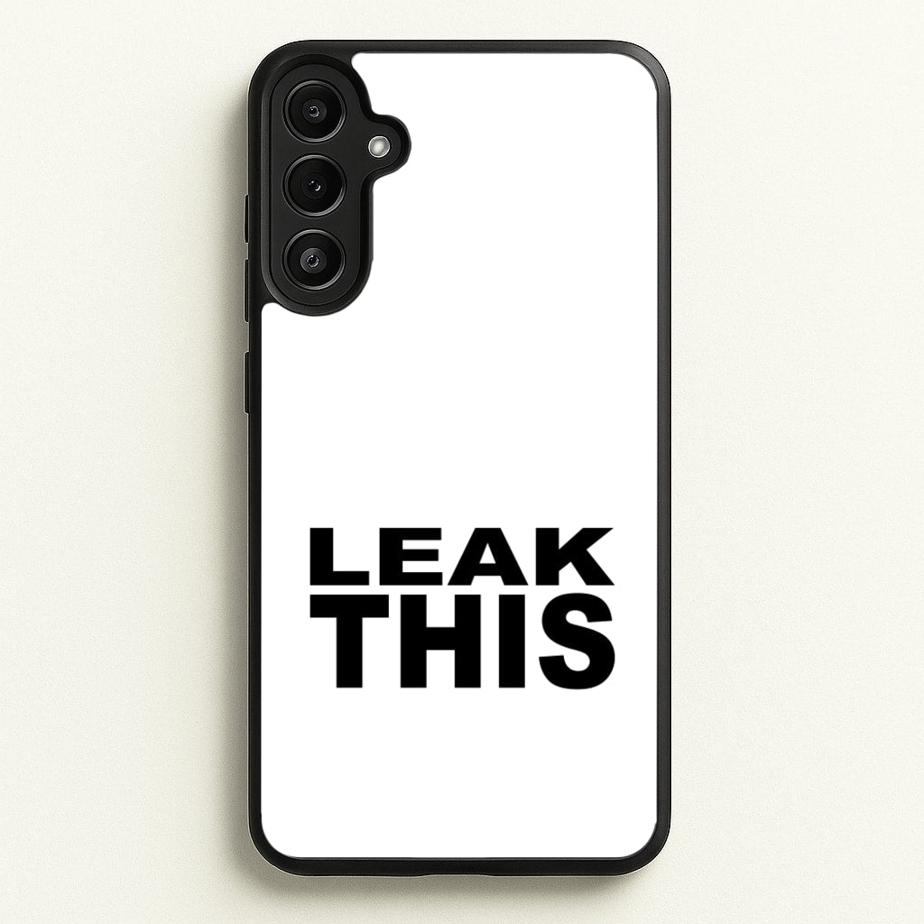 Leak This - Tate Mcrae Phone Case for Galaxy A34