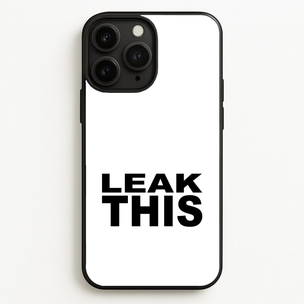 Leak This - Tate Mcrae Phone Case for iPhone 11 Pro Max
