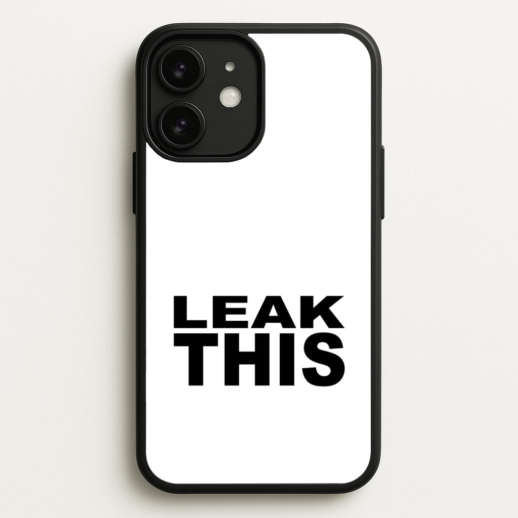 Leak This - Tate Mcrae Phone Case for iPhone 11