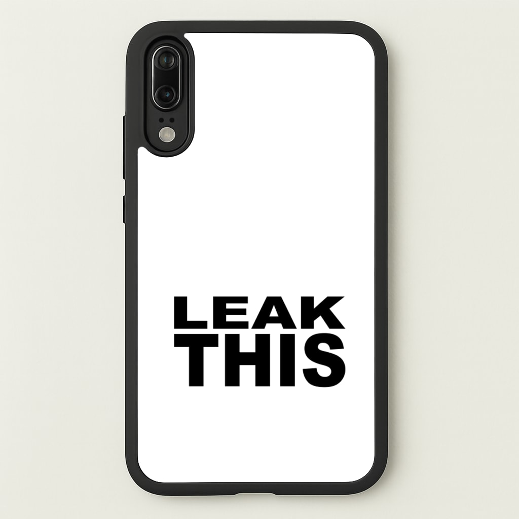 Leak This - Tate Mcrae Phone Case for Huawei P20