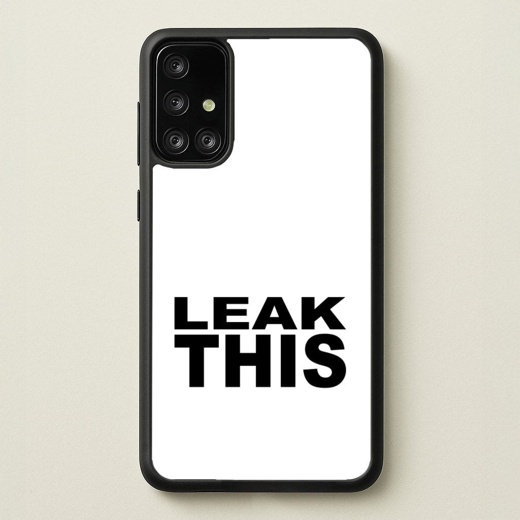 Leak This - Tate Mcrae Phone Case for Galaxy A71